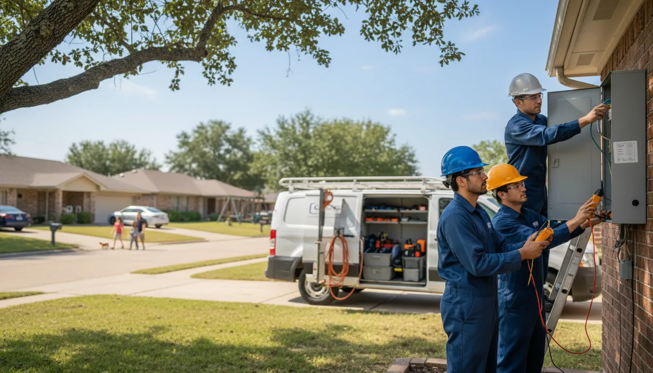 Certified electrician providing emergency electrical services in Glenhaven, CA